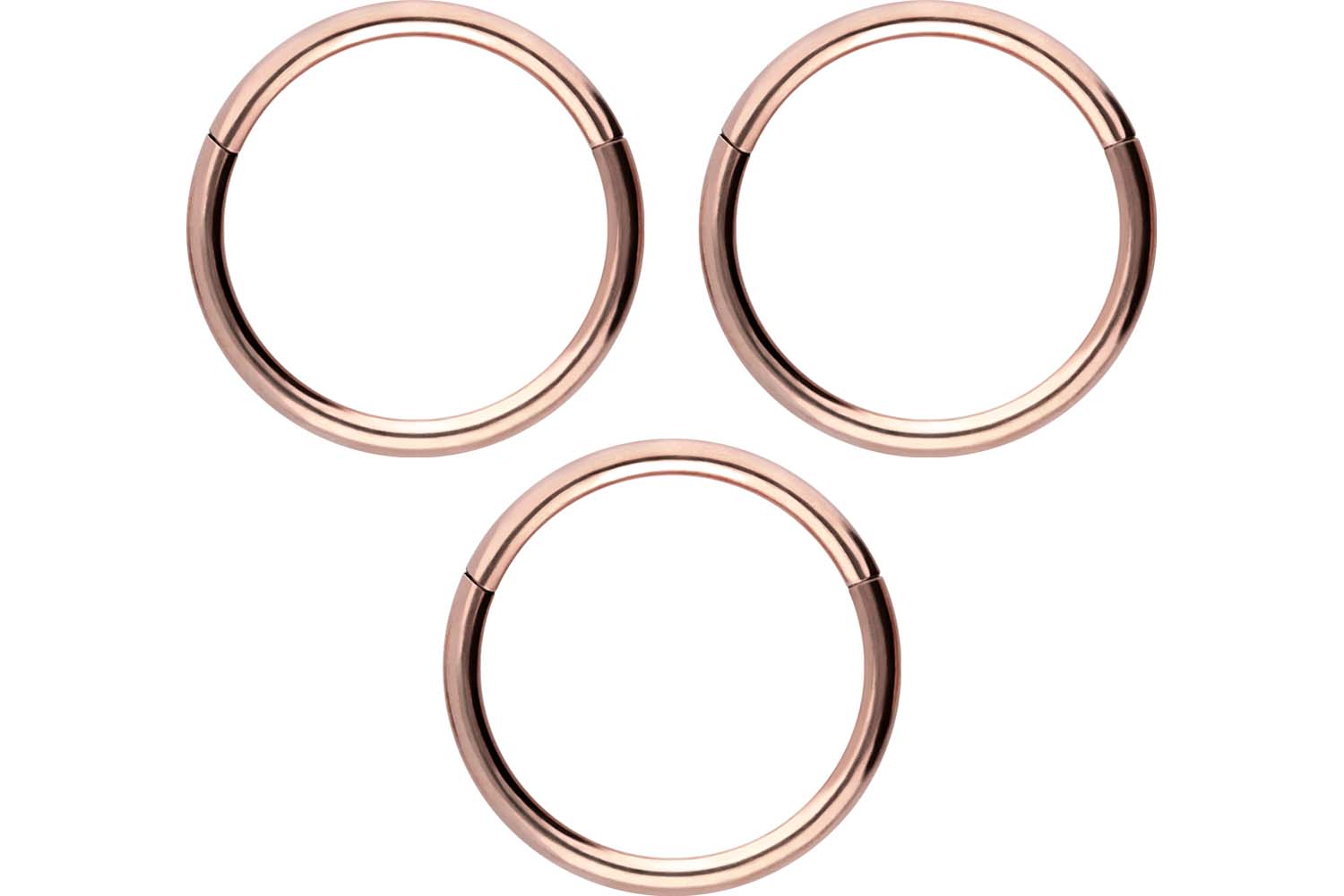 SET Chirurgenstahl Segmentring Clicker Piercing